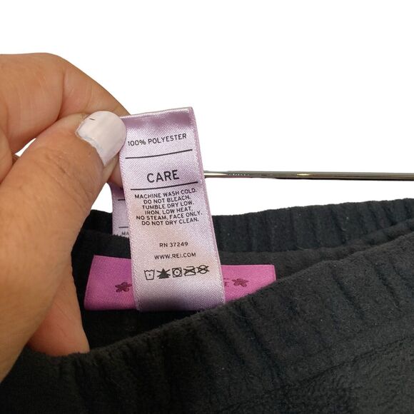 REI Lot Of 2 Girls Black Fleece Sweatpants Warmup Elastic Waist XS 6-7 - Picture 10 of 13